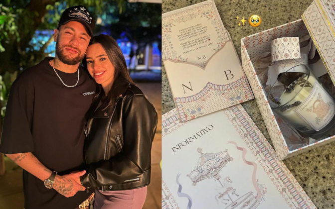 Bruna Biancardi e Neymar organizam chá revelação luxuoso do primeiro filho. (Foto: Instagram)