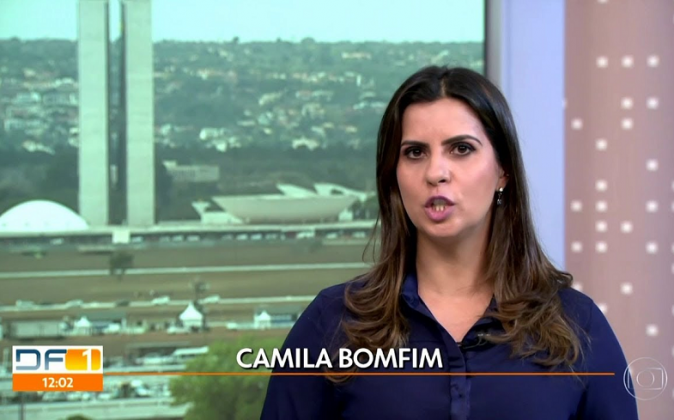 Camila Bomfim entrou na Globo Brasília como repórter local. (Foto: Divulgação)