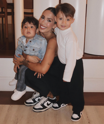 Gabi Brandt também é mãe de Davi, de 3 anos, e Henri, de 2. (Foto: Instagram)