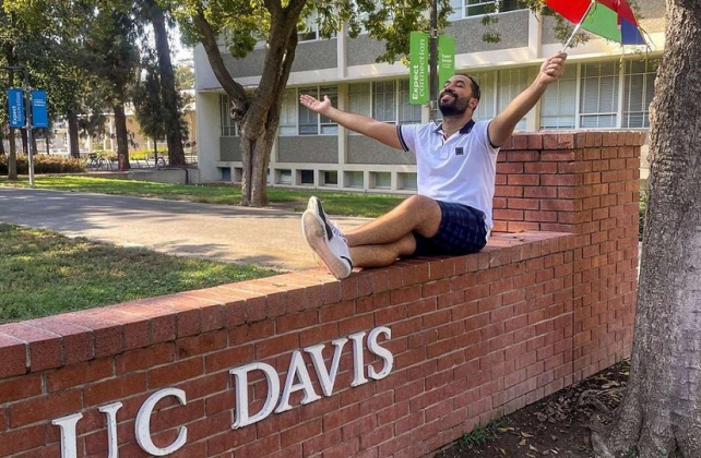 O ex-BBB está cursando o PhD em economia na Universidade de Davis, na Califórnia. (Foto: Instagram)