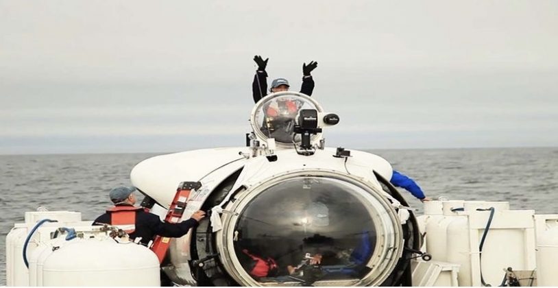 A situação continua sendo acompanhada de perto pela mídia e pelo público, na esperança de um desfecho seguro para a tripulação do submarino. (Foto: Divulgação | OceanGate)