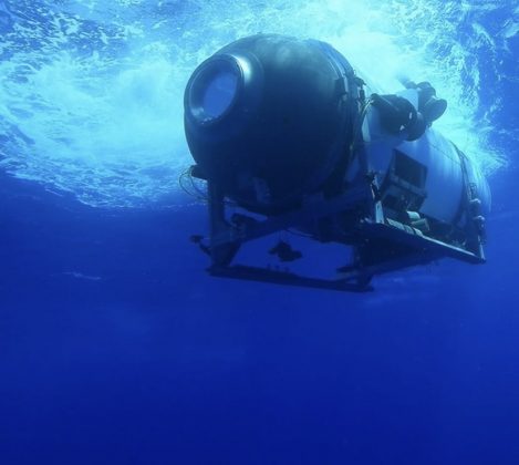 Prazo estimado de reserva de oxigênio do submarino desaparecido chega ao fim. (Foto: Divulgação | OceanGate)