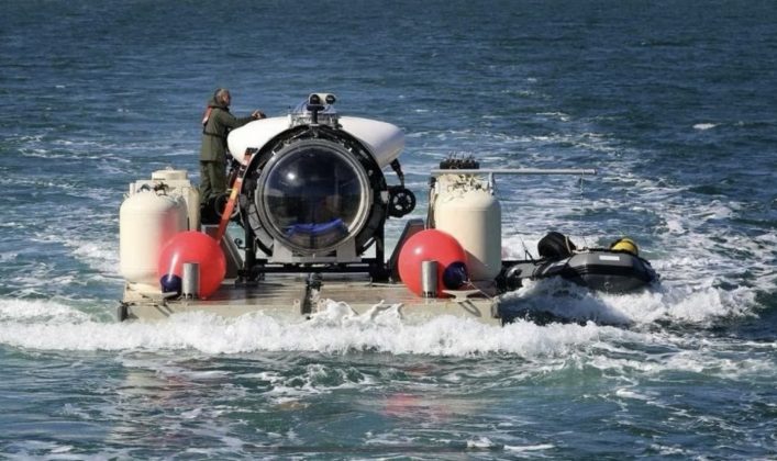 A empresa OceanGate está empenhando todos os esforços para encontrar o submarino e garantir a segurança da tripulação. (Foto: Divulgação | OceanGate)