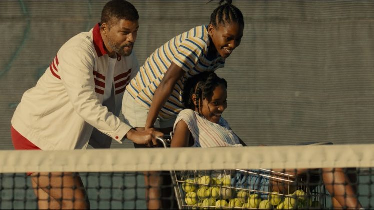 Richard Williams é um pai dedicado e determinado a tornar suas filhas, Venus e Serena, em lendas do esporte. Com métodos pouco tradicionais, ele cria duas das maiores atletas de todos os tempos. (Foto: Divulgação)