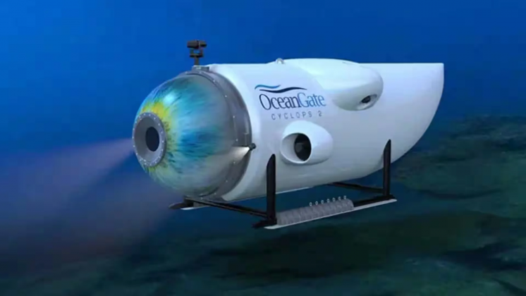 Possíveis ruídos subaquáticos reacendem esperança na busca pelo submarino desaparecido. (Foto: Divulgação | OceanGate)