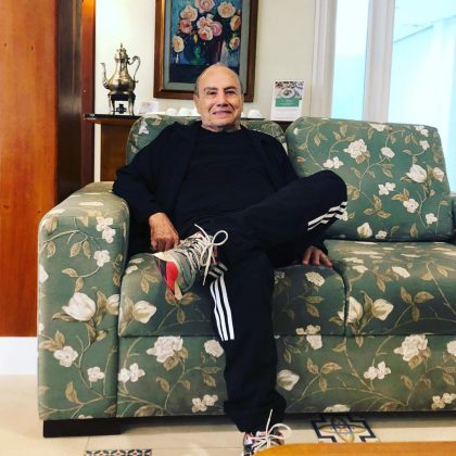 Stênio Garcia recebe alta do hospital após quadro de infecção (Foto: Instagram)