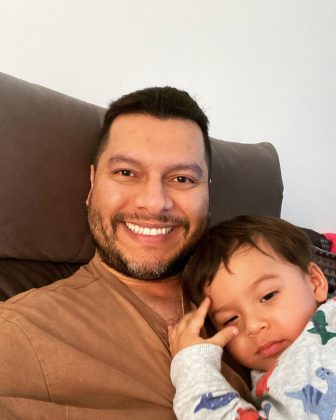 Sob guarda do filho após entrar em disputa na Justiça com Andressa, Thiago Lopes garantiu que o herdeiro está sendo bem cuidado. (Foto: Instagram)
