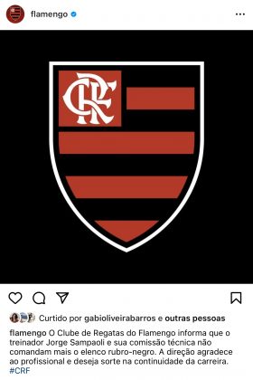 O treinador, que é argentino, tinha contrato até o fim de 2024, mas está deixando o clube carioca bem antes. (Foto: Instagram)
