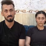 O casal Raveen e Hanee, que perdeu 100 amigos e familiares durante um incêndio no próprio casamento, no último dia 27, no Iraque, falou pela primeira vez sobre o ocorrido, durante uma entrevista ao canal americano Sky News. (Foto: Reprodução Sky News)
