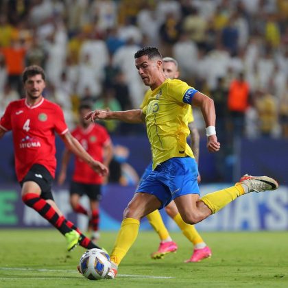 Ronaldo foi expulso por empurrar Al-Bulayhi com o cotovelo e ameaçar jogar a bola no árbitro. (Foto: Instagram)