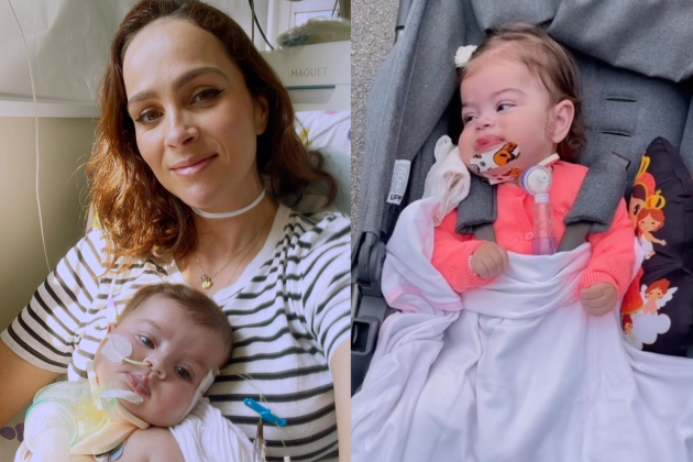 Letícia Cazarré pede orações para filha com quadro de saúde instável. (Foto: Instagram)