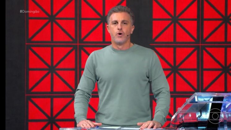 Luciano Huck se revolta durante o 'Domingão' após polêmica de fake news: "Detesto". (Foto: TV Globo)