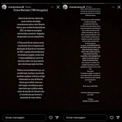 Ricardo Vianna, o novo affair de Lexa, quebrou o silêncio pela primeira vez em torno dos rumores de agressões à sua ex-mulher. (Foto: Instagram)