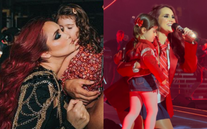 Dulce María abre o coração e fala sobre sentimento ao subir no palco com a filha: "É um amor tão grande". (Foto: Instagram)