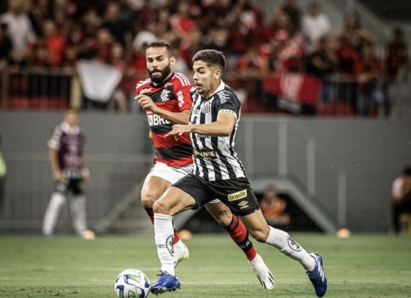 Flamengo perdeu de 2 x 1 para o Santos. (Foto: Instagram)
