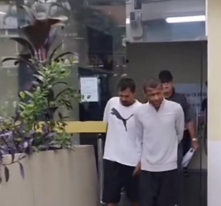Os criminosos, identificado como Alan Ananias Cavalcante e Jonathan Batista Barbosa tinham saído da cadeia horas antes do assassinato. (Foto: reprodução vídeo Instagram)