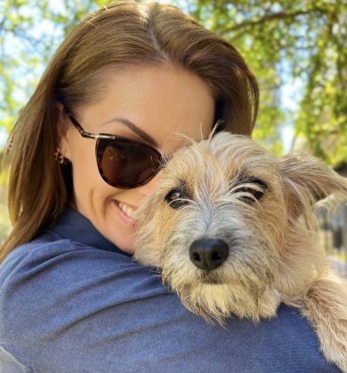 Cachorro Joaquim ajudou Ana Hickmann. Ele havia sido resgatado por ela. (Foto: Instagram)