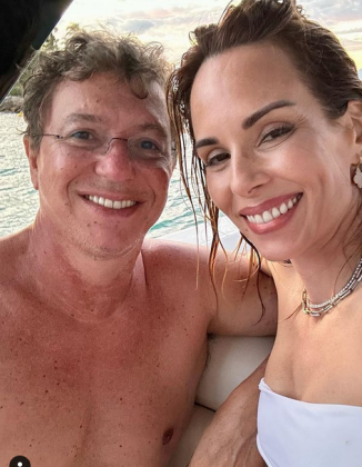 Boninho e a esposa, a apresentadora Ana Furtado (Foto: Instagram)