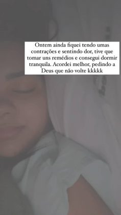 Ary Mirelle, que está grávida do seu primeiro filho com João Gomes, atualizou os seguidores sobre o estado de saúde após ter se submetido a uma cirurgia de emergência. (Foto: Instagram)