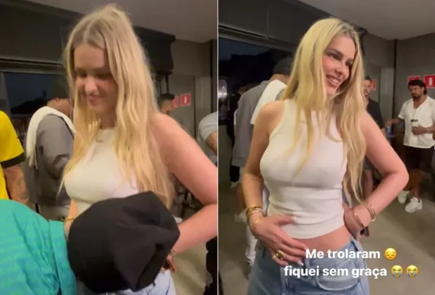 MC Daniel surpreendeu após ter beijado a barriga de Yasmin Brunet, e acenderam rumores de uma suposta gravidez da modelo. (Foto: Instagram)