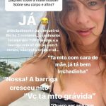 Fernanda Paes Leme confessou algumas mudanças já ocasionadas em seu corpo, durante a primeira gravidez. (Foto: Instagram)