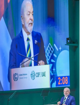 A discurso foi feito na COP28, Conferência da ONU sobre Mudanças Climáticas (Foto: Instagram)