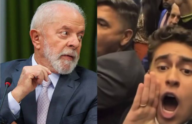 PT solicita cassação de Nikolas Ferreira após hostilizar Lula no Congresso Nacional. (Foto: Agência Brasil/Instagram - Montagem)