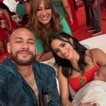 Neymar celebra natal com ex-namorada Bruna Biancardi e a filha Mavie. (Foto: Instagram)