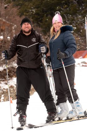 Ski no Ushuaia. (Foto: Instagram)