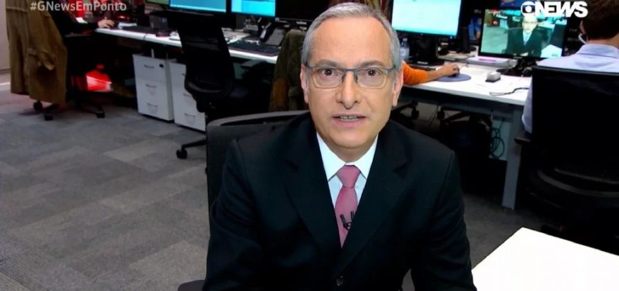 O âncora da TV Globo, José Roberto Burnier. (Foto Instagram)