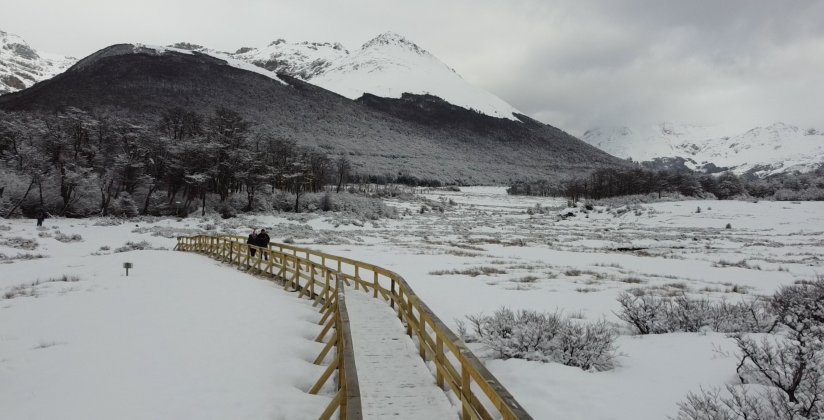 Trilha ds Laguna Esmeralda, Ushuaia. (Foto: Instagram)