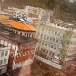 Segundo a Defesa Civil de Salvador (Codesal), por falta de manutenção, o prédio foi evacuado, em vistoria realizada no dia 28 de setembro de 2020. (Foto: reprodução vídeo Instagram)