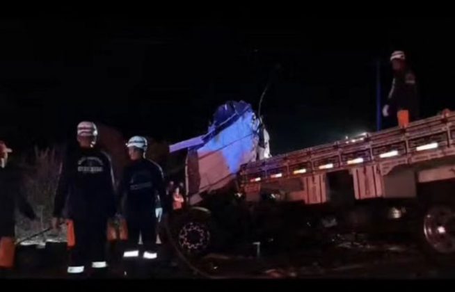 Outras seis pessoas ficaram feridas e foram socorridas, inicialmente, para o Hospital de Nova Fátima, e depois transferidas para unidades de saúde em Salvador e Feira de Santana. (Foto: Brigada Anjos Jacuipenses)