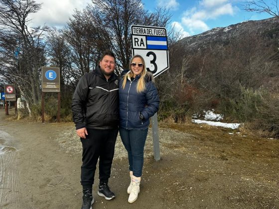 Fim da Ruta 3, no Ushuaia. (Foto: Instagram)