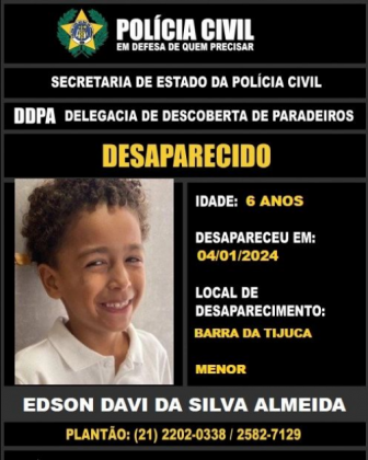 Criança de 6 anos desaparece em praia da Barra da Tijuca, no Rio (Foto: Instagram)