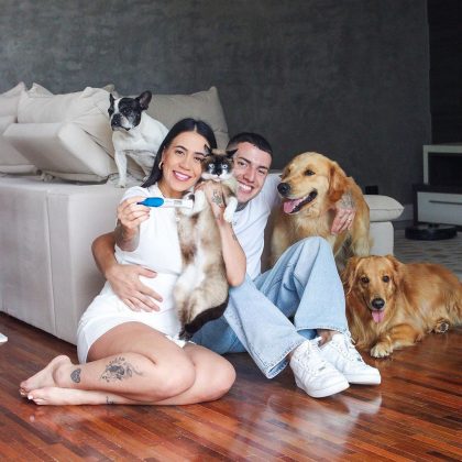 O influente casal Karine Carrijo e Thiago Lima comunicou, na noite desta segunda-feira (29), o falecimento do seu filho, Levi. (Foto Instagram)