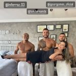 A modelo Andressa Urach surpreendeu ao ter revelado que gravou cenas com três atores de uma vez pela primeira vez, e deu detalhes. (Foto: Instagram)