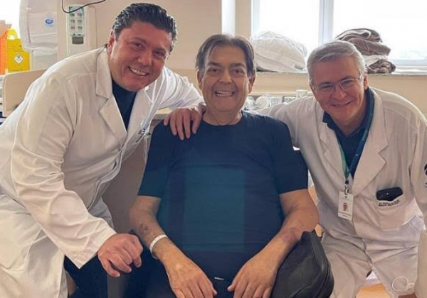 Hospitalizado no Albert Einstein, Faustão passa por embolização para resolver problemas pós-transplante. (Foto: Instagram)
