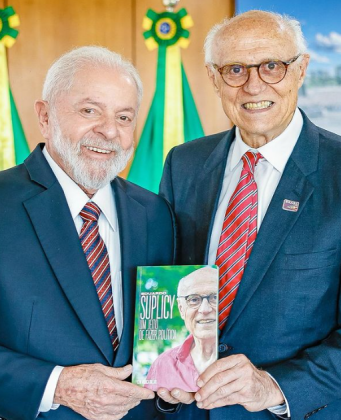 Lula e Eduardo Suplicy. (Foto: Instagram @lulaoficial - Reprodução)