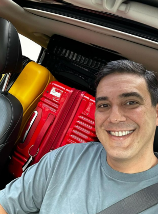 André perdeu cerca de 70 kgs desde a operação. (Foto: Instagram)