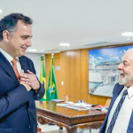 Pacheco se reuniu com Lula no Palácio da Alvorada. (Foto: Instagram)