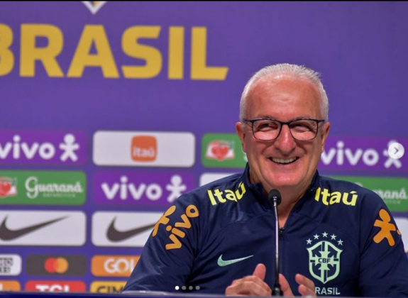 Dorival Jr. não terá Neymar em seu primeiro jogo como técnico da seleção brasileira devido a uma lesão do jogador. (Foto: Instagram)