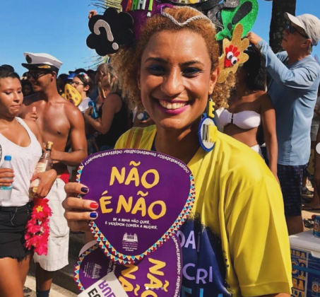 Marielle Franco no carnaval. (Foto: Instagram)