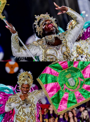 As cores da Mangueira. (Foto: Instagram)