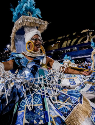 Desfile da portela no Carnaval 2024. (Foto: Instagram)