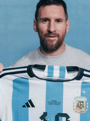 Messi é um dos maiores jogadores de todos os tempos. (Foto: Instagram)