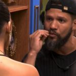 Alane e Juninho discutem após formação de paredão. (Foto: Reprodução BBB)