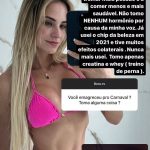 Gabi Martins deu detalhes em torno da sua preparação para desfilar no Carnaval, e revelou se utilizou anabolizantes para ficar com o corpão. (Foto: Instagram)