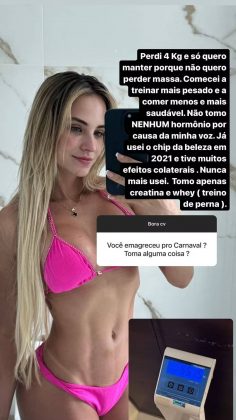 Gabi Martins deu detalhes em torno da sua preparação para desfilar no Carnaval, e revelou se utilizou anabolizantes para ficar com o corpão. (Foto: Instagram)