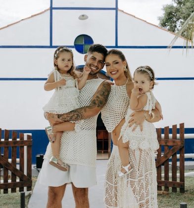 Casal está junto há cerca de 3 anos e é pai de três filhos. (Foto: Instagram)